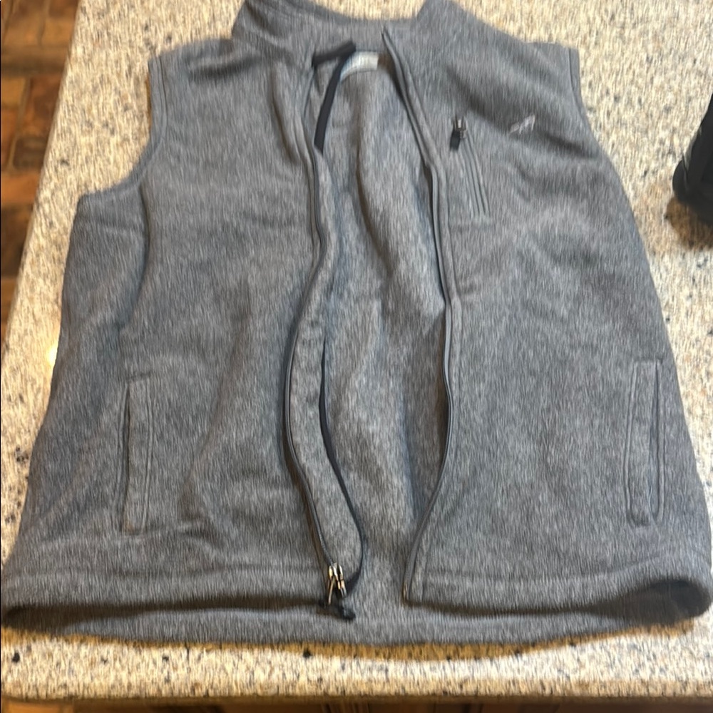 Gray Class/Club Fleece Vest